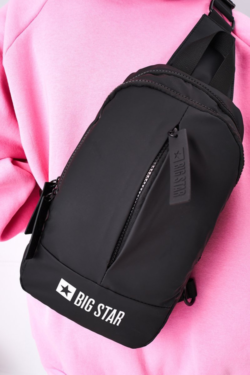 Small Sports Crossbody Backpack Big Star HH574108 Black