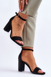 Women's Classic Suede Sandals Black Passo