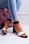 Women's Maciejka Leather Suede Sandals Black 04141-25/00-5