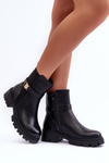 Leather Ankle Boots Women's Black Elspetia