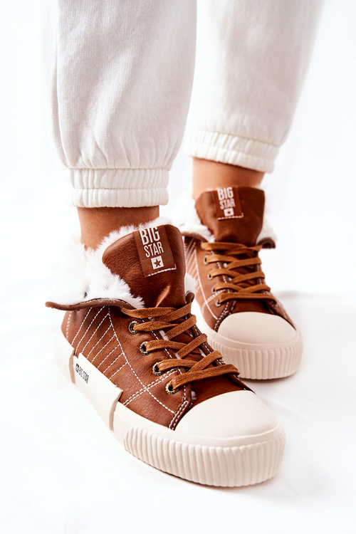 Women's Warm-up Sneakers BIG STAR II274152 Camel
