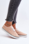 Women's Classic Pink Canvas Sneakers Olvali