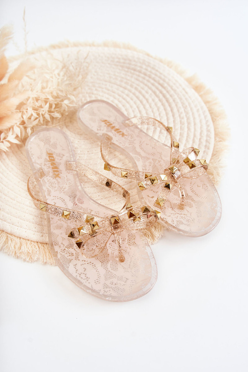 Women's Rubber Flip Flops Nude Monise