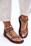 Women's Patterned Sport Sandals Brown Ultimate