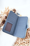 Large Women's Wallet With Extra Wallets Blue