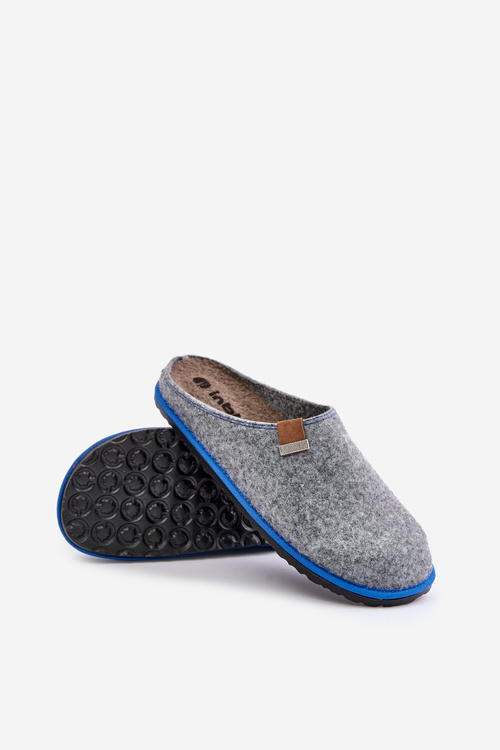 Men's Slippers Home Footwear Light Gray Inblu SI000023