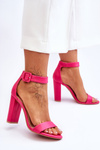 Heel Sandals Pink Georgina
