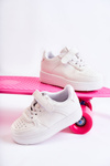 Children's Sport Shoes With Velcro White Elike