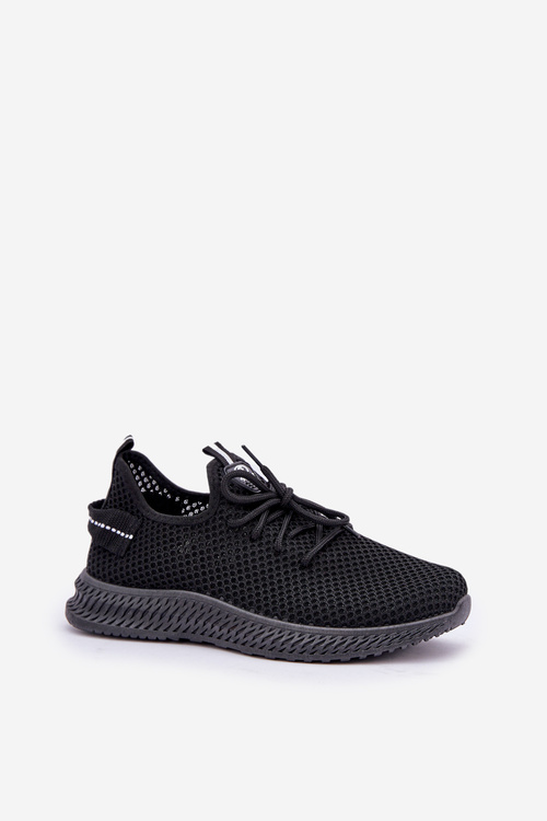 Mesh Slip-On Sports Shoes Women Black Harice