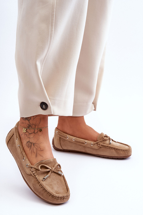 Women's Suede Loafers Brown Si Passione