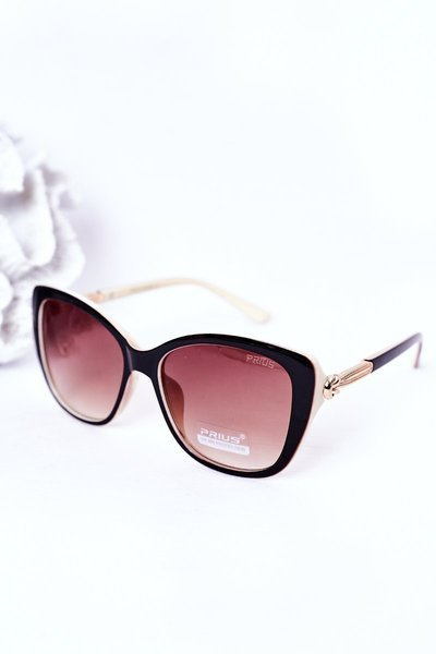 Women's Sunglasses Beige-Brown Ombre