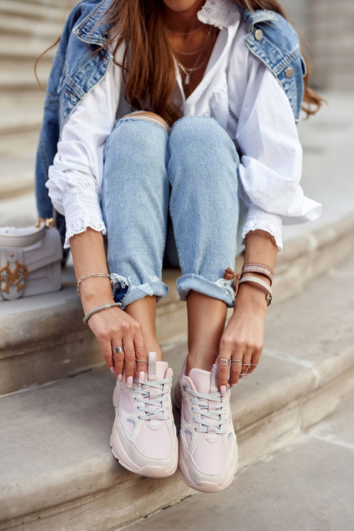 Women's Sport Shoes Sneakers Big Star GG274655 Pink