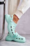 Women's Foam Slippers Crocs Mint Coline