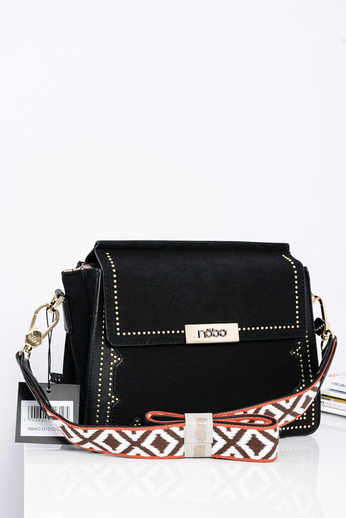 Women's Purse Black Zirconia Handbag with Zircons