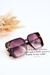 Large Sunglasses UV400 MA20601 Brown