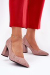 Elegant Heels On A Heel In Pink Vinceza 62223 Pink