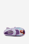Ballerina Kids Slippers Fastened With Velcro Frozen Land Ice Blue Olivessa