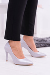Sergio Leone Pearl Stiletto pumps Grey Feliciana