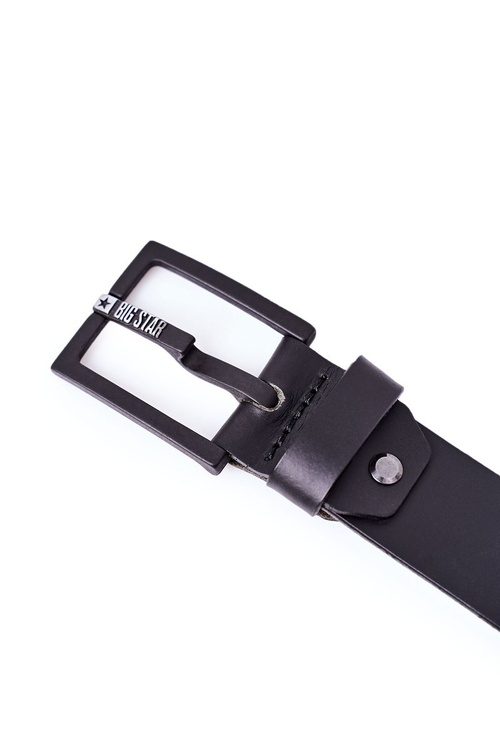 Leather Men's Belt Big Star HH674104 Black