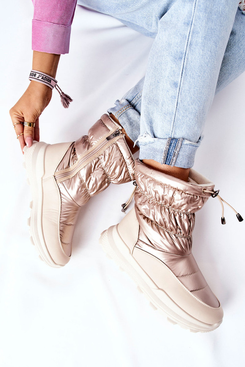 Women's Warm-up Snowboots Gold Starbone
