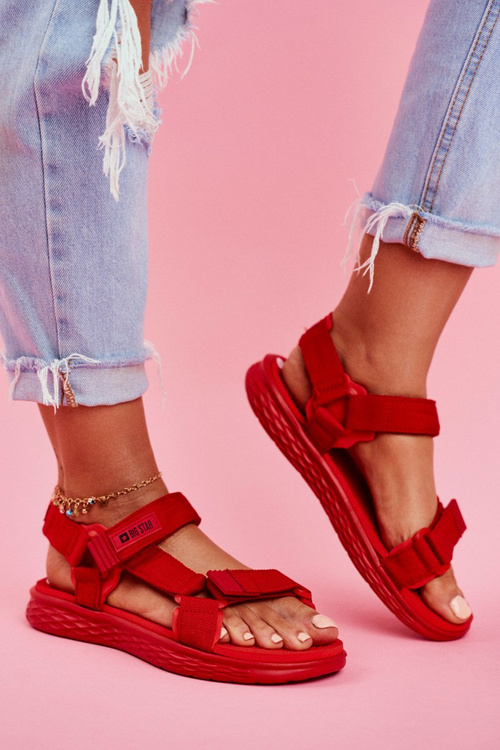Women's Sandals Big Star Red FF274A602
