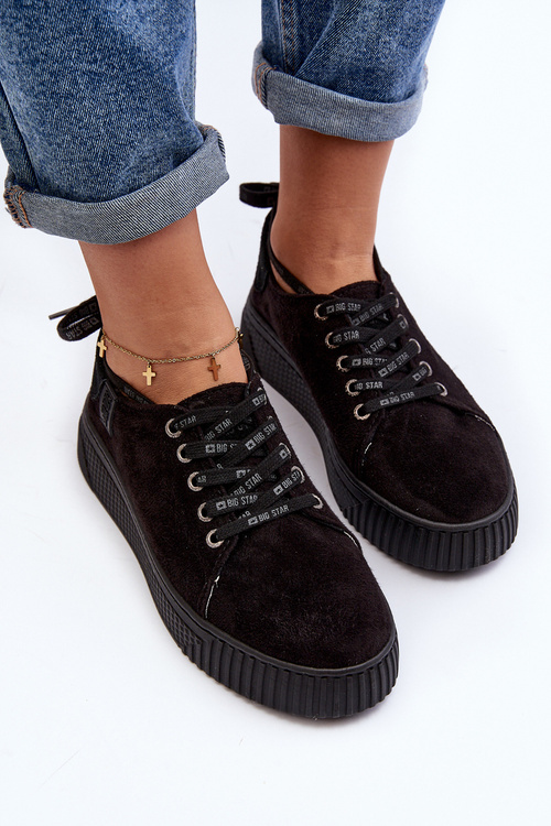 Women's sneakers Big Star NN276005 Memory Foam System Black