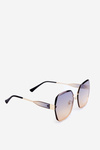 Women's Sunglasses with Gradient Lenses UV400 Gold