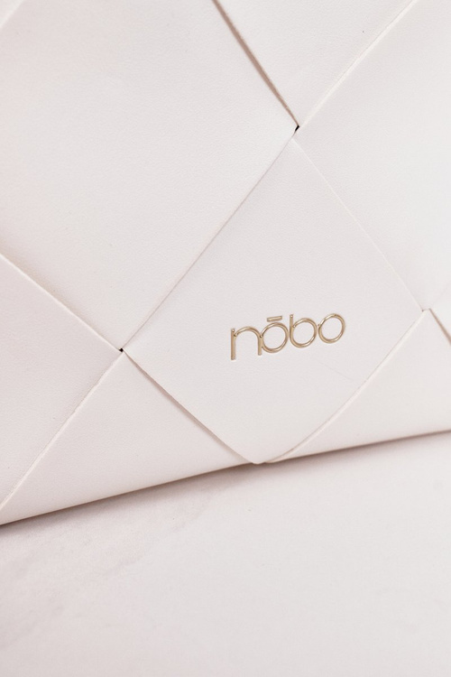 Clutch Bag With A Detachable Strap NOBO NBAG-K1260 White