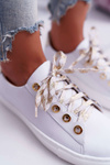 Women's Leather Sneakers White Viss