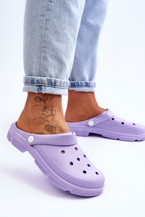 Women's Rubber Crocs Violet Rabios