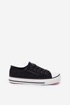 Children's Low Lace-Up Sneakers Black Margo