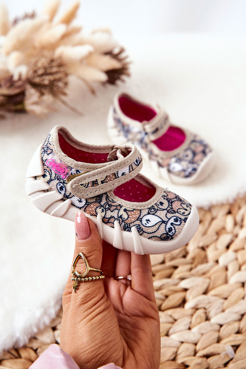 Flip-flops Ballerinas Befado Deer 109P240 Beige