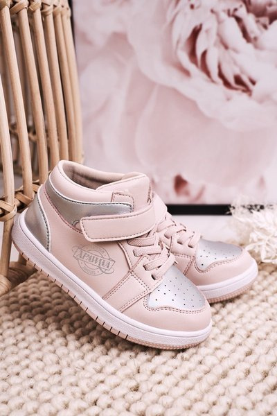 Dziecięce Sportowe Buty Różowo Srebrne Madison