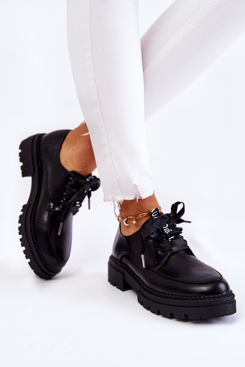 Women's leather Shoes La.Fi 210004B-PU Black