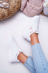 Trampki Damskie Cross Jeans Białe EE2R4143C