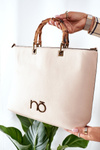 Torebka Shopper Do Ręki NOBO L1560 Kremowa