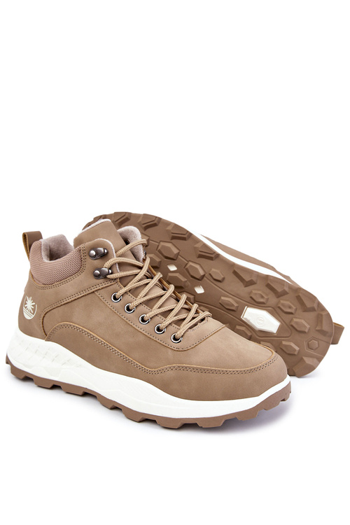 Men's Warm Trekking Shoes Trappers Beige Otto