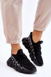 Women's Fashion Sock Sneakers Black Daxo