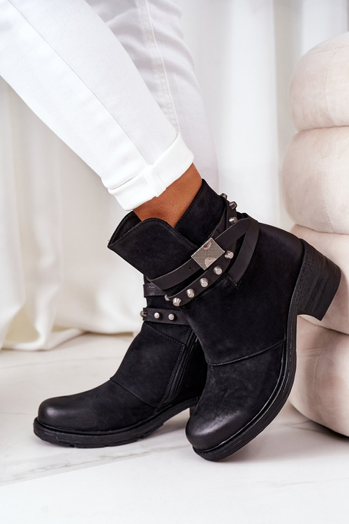 Insulated High Heel Boots Black Effie