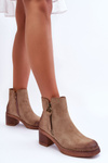Women's Classic Suede Boots Beige Limoso