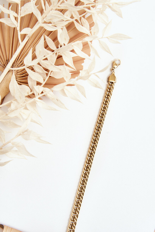 Bransoletka Regulowana Klasyczna Pancerka Złota