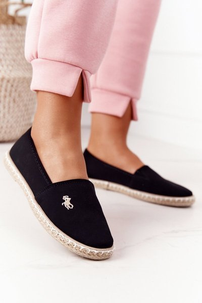 Women's Espadrilles Black Reyna