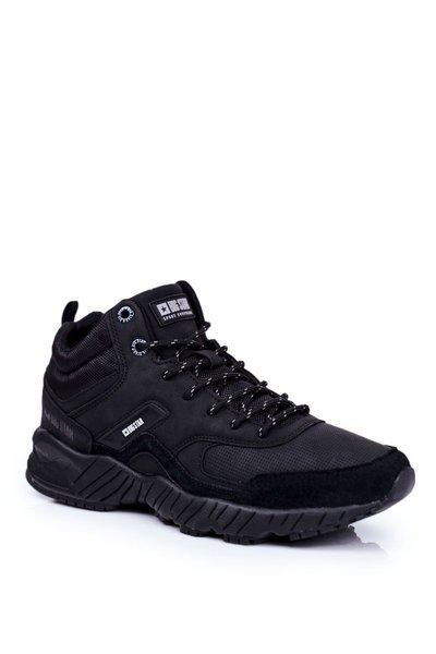 Trekkingowe Męskie Buty Big Star Outdoor Czarne GG174409