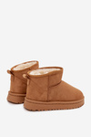 Children's Youth Snow Boots Lined with Fleece Camel Mireya