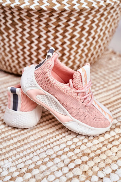 Sportowe Buty Dziecięce Różowe Stich