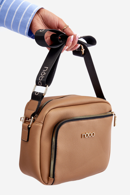 Crossbody Bag Made of Eco Leather NOBO BAGP990-K015 Brown