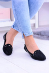 Black Ballerina Lords with studs Randal