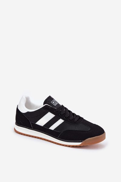 Męskie Sneakersy Buty Sportowe Czarne Sivara