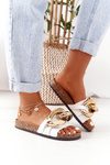 Slippers On The Cork Sole With Chain White Last Dance