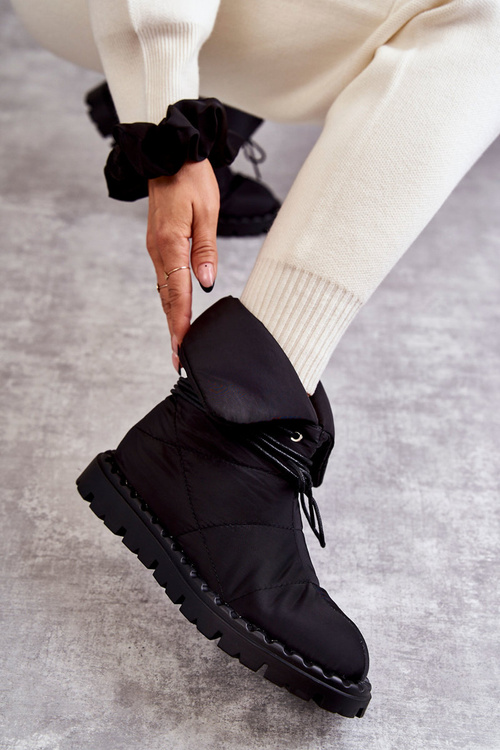 Women's insulated boots Black Emelie